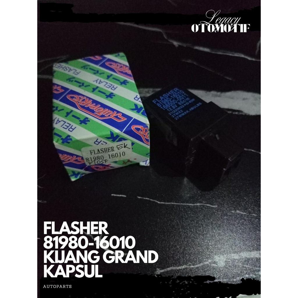 [ Legacy] FLASHER SEN TOYOTA KIJANG SUPER GRAND KF40 / 5K 12.8V 85 C/M | FLASHER รถโชว์รถ 5K
