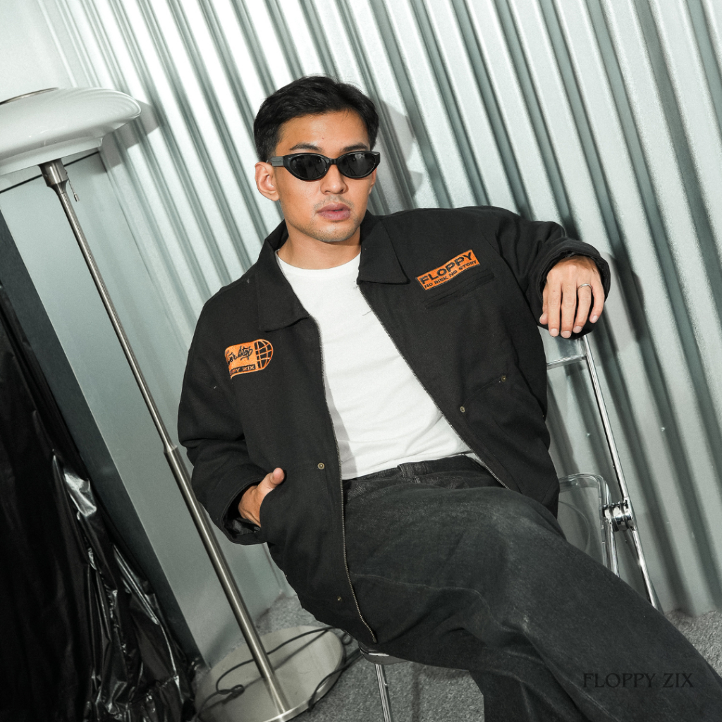 OVERSIZE BOXY BOMBER JACKET / BOXY JACKET / เสื้อแจ็คเก็ตผู้ชาย / CANVAS BOMBER JACKET / CANVAS BOMB