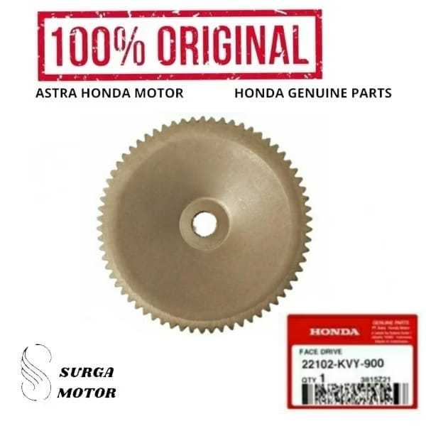 รอก Puli Polly เกียร์หน้าหน้าเกียร์ขนาดใหญ่เกียร์ Beat Scoopy Spacy Vario 110 CW Techno คาร์บูเรเตอร