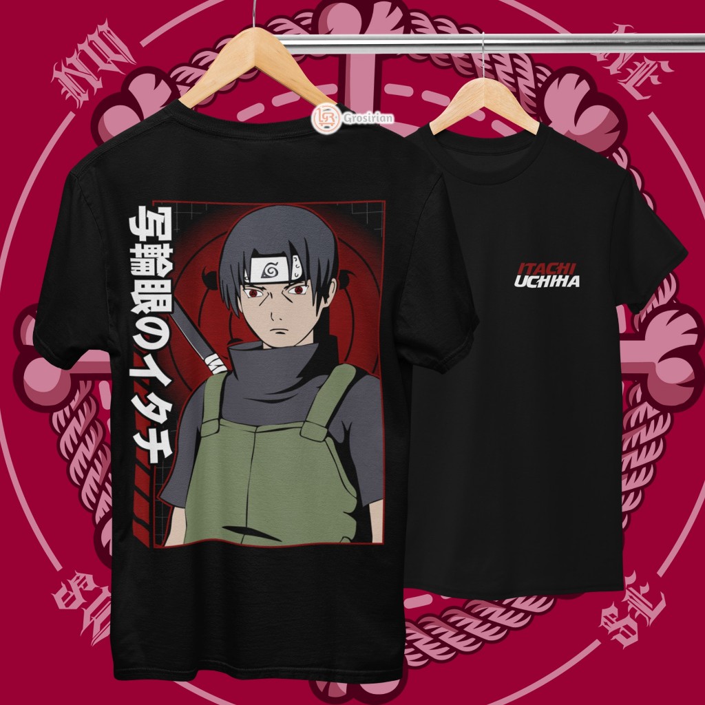 UCHIHA ITACHI ANIME NARUTO T-SHIRTS - UCHIHA ITACHI ANIME NARUTO เสื้อยืด, SCREEN PRINTING