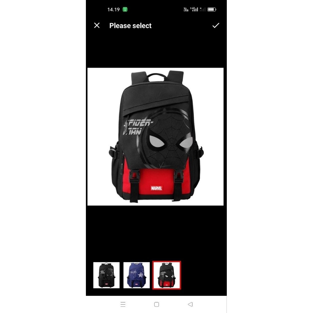 CAPTAIN AMERICA CARTOON SCHOOL BACKPACK FOR BOYS, ELEMENTARY SCHOOL, HIGH SCHOOL, 3 สี VIRAL ใหม่ล่า