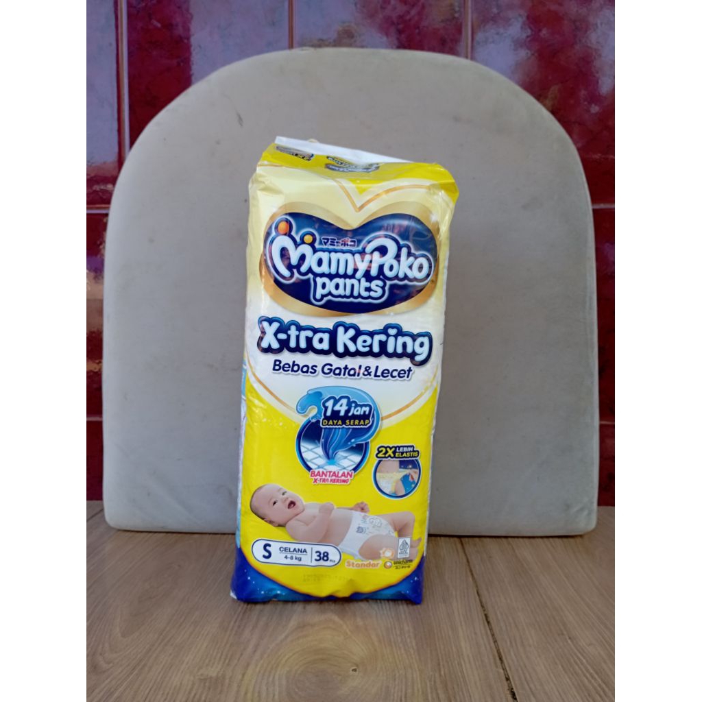 K2RNY MamyPoko Pants X-Tra Dry - กางเกงผ้าอ้อม S38 Central Java