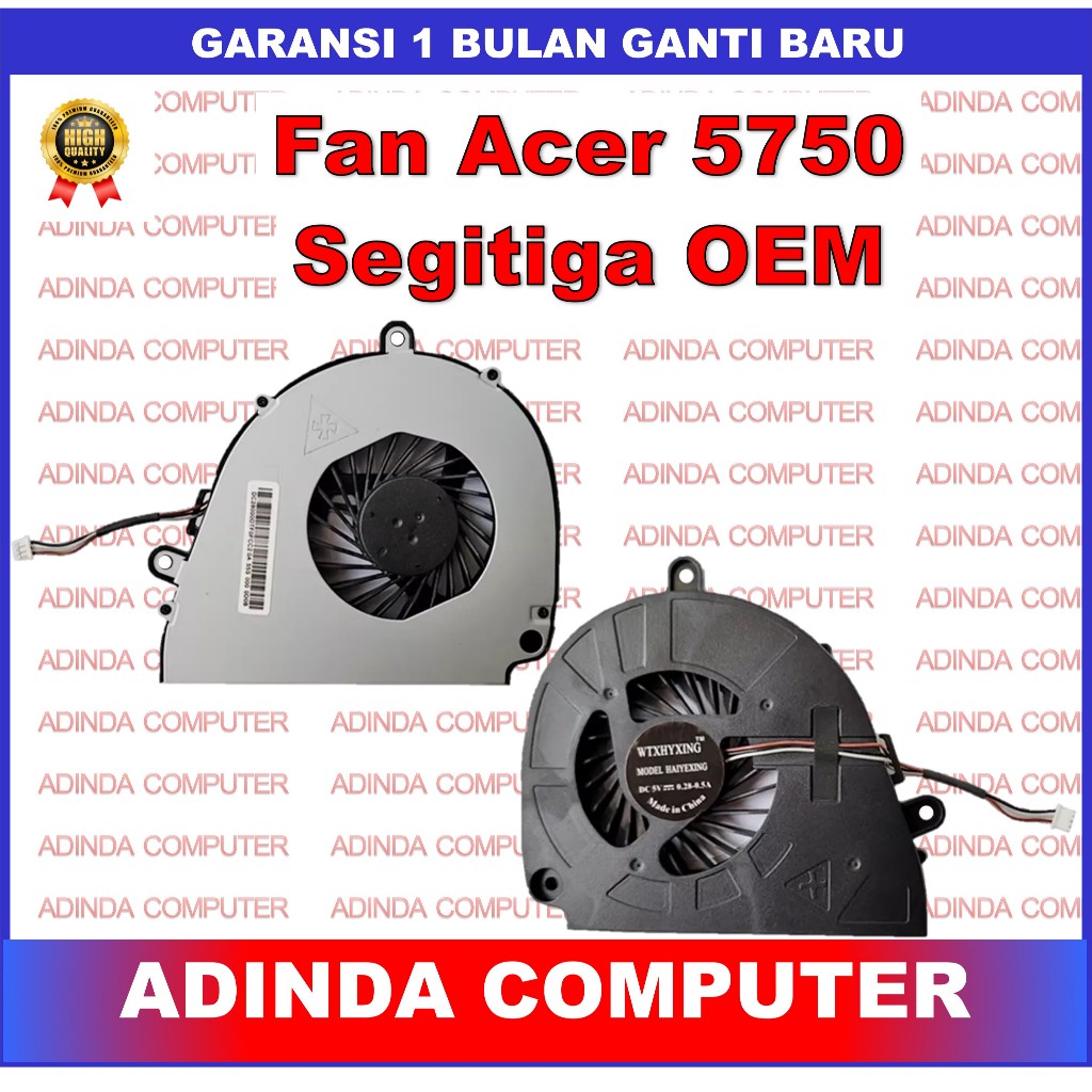 Cooling Fan Acer 5750 5755 5350 5750G 5755G TRIANGLE