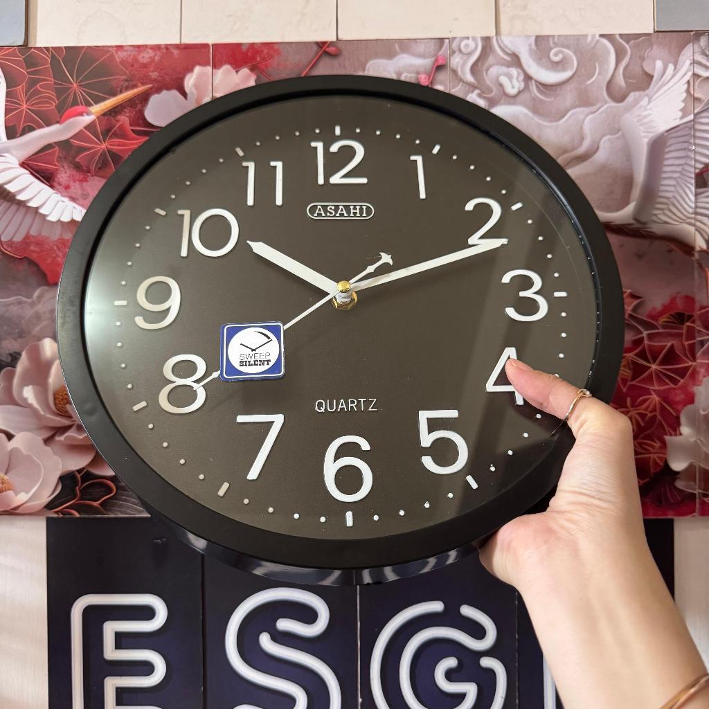 ต้นฉบับ QUARTZ WALL CLOCK A-802-B สีดํา EDITION QUARTZ CLOCK SUPER LUXURY CLOCK
