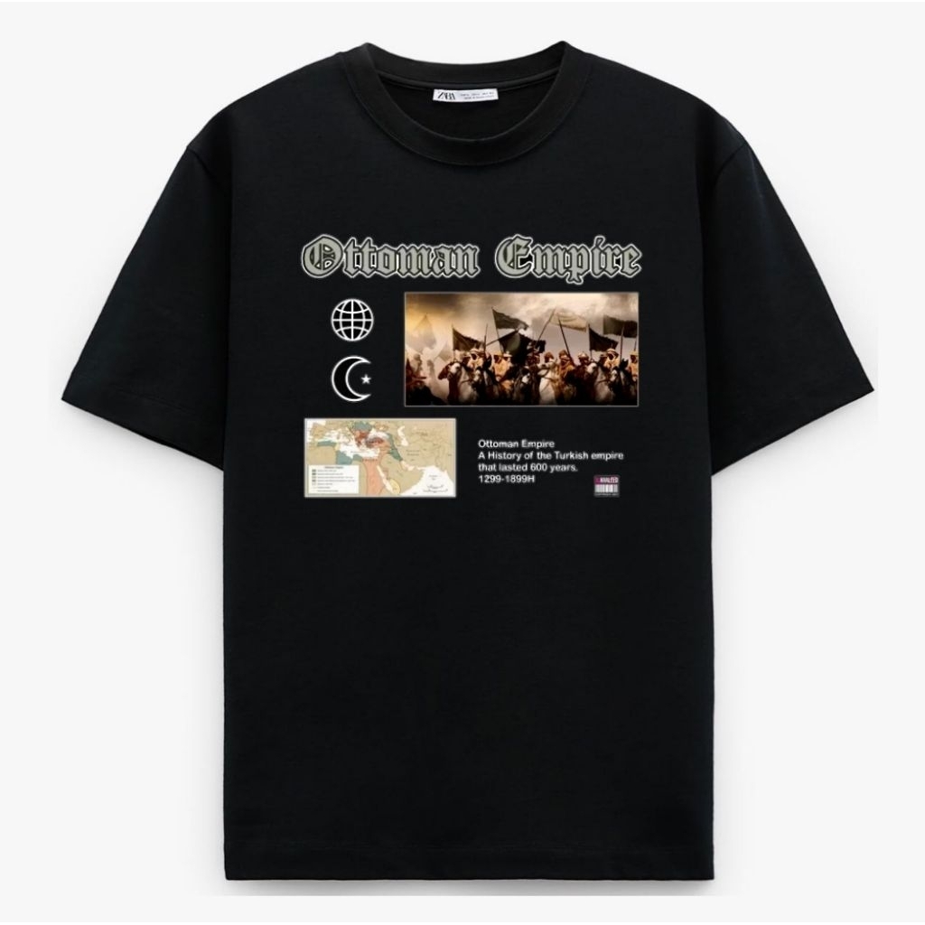 เสื้อยืด OTTOMAN EMPIRE SPONSOR HISTORY || พิมพ์ DTF