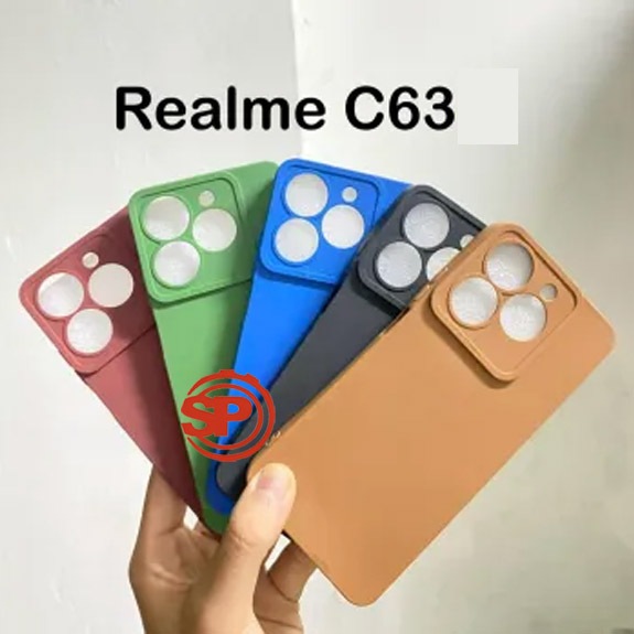 เคส HP Realme C63/C61 Softcase MACARON เคสป้องกันกล้อง Realme C63/C61 เคสโทรศัพท์