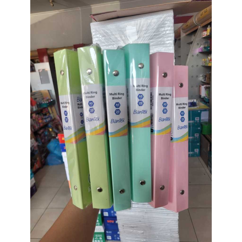 BANTEX BINDER NOTE A5 BANTEX BINDER NOTE BICOLOR A5 BINDER NOTE COURSE A5 BANTEX MULTI RING BINDER A