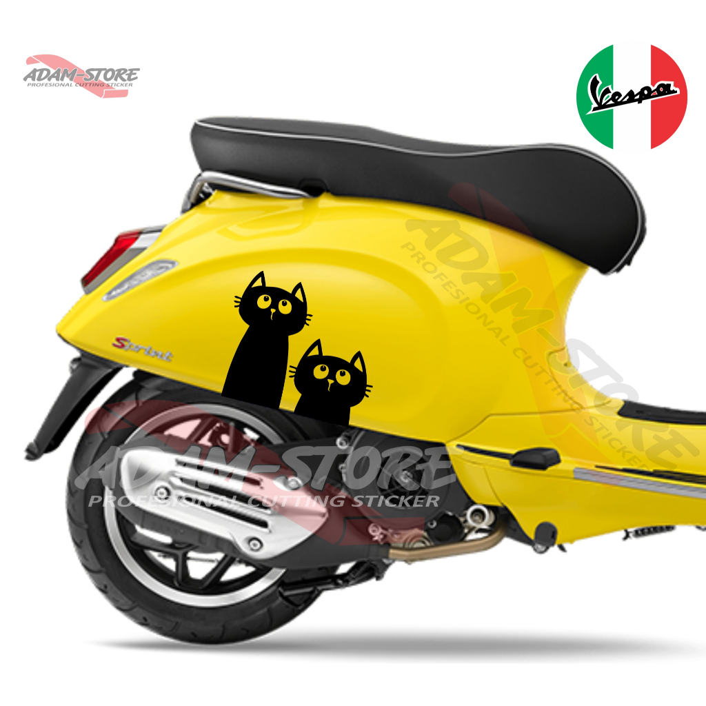 สติ๊กเกอร์สี VC3 / สติ๊กเกอร์มอเตอร์ไซค์ Vespa Matic / สติ๊กเกอร์ Vespa Piaggio / สติ๊กเกอร์ติดมอเตอร์ไซค์ Vespa Sprint