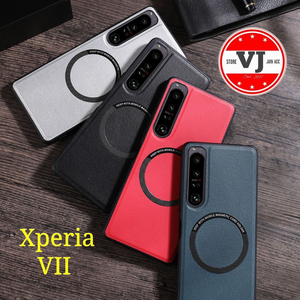 Sony Xperia 1 Mark VII 7 เคสหนังแม่เหล็กชาร์จไร้สาย Xperia 1vii