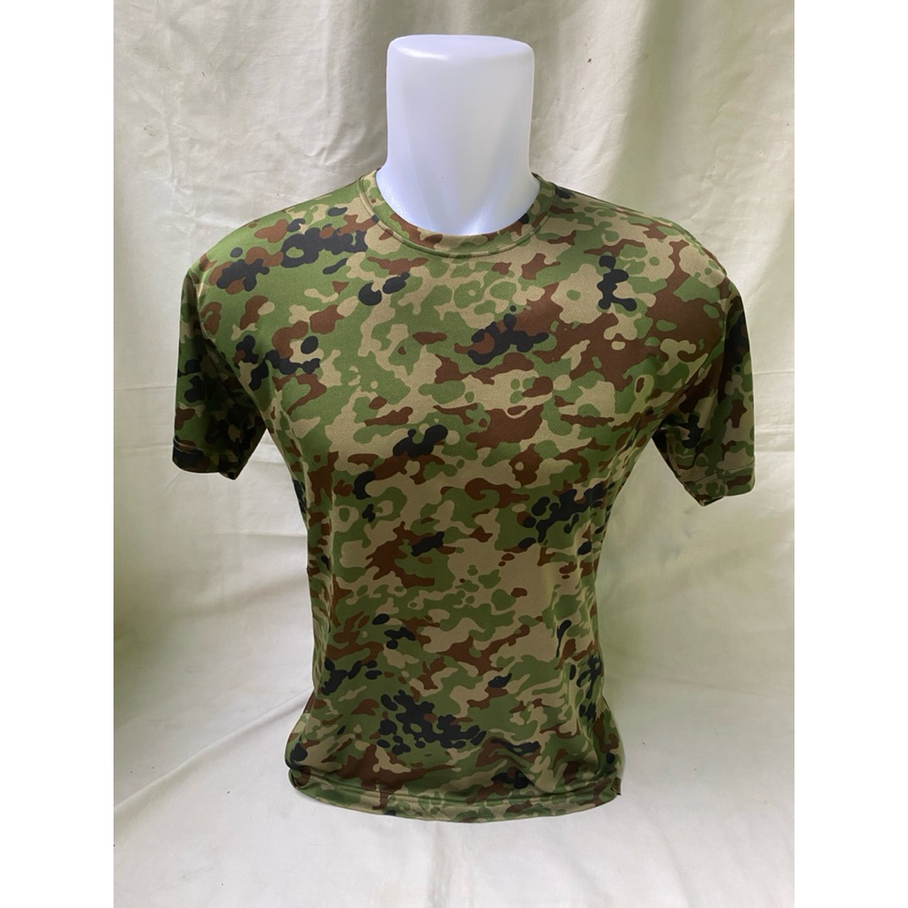 Woodland JSDF เสื้อยืดลายทาง Japan Army Camo (2)