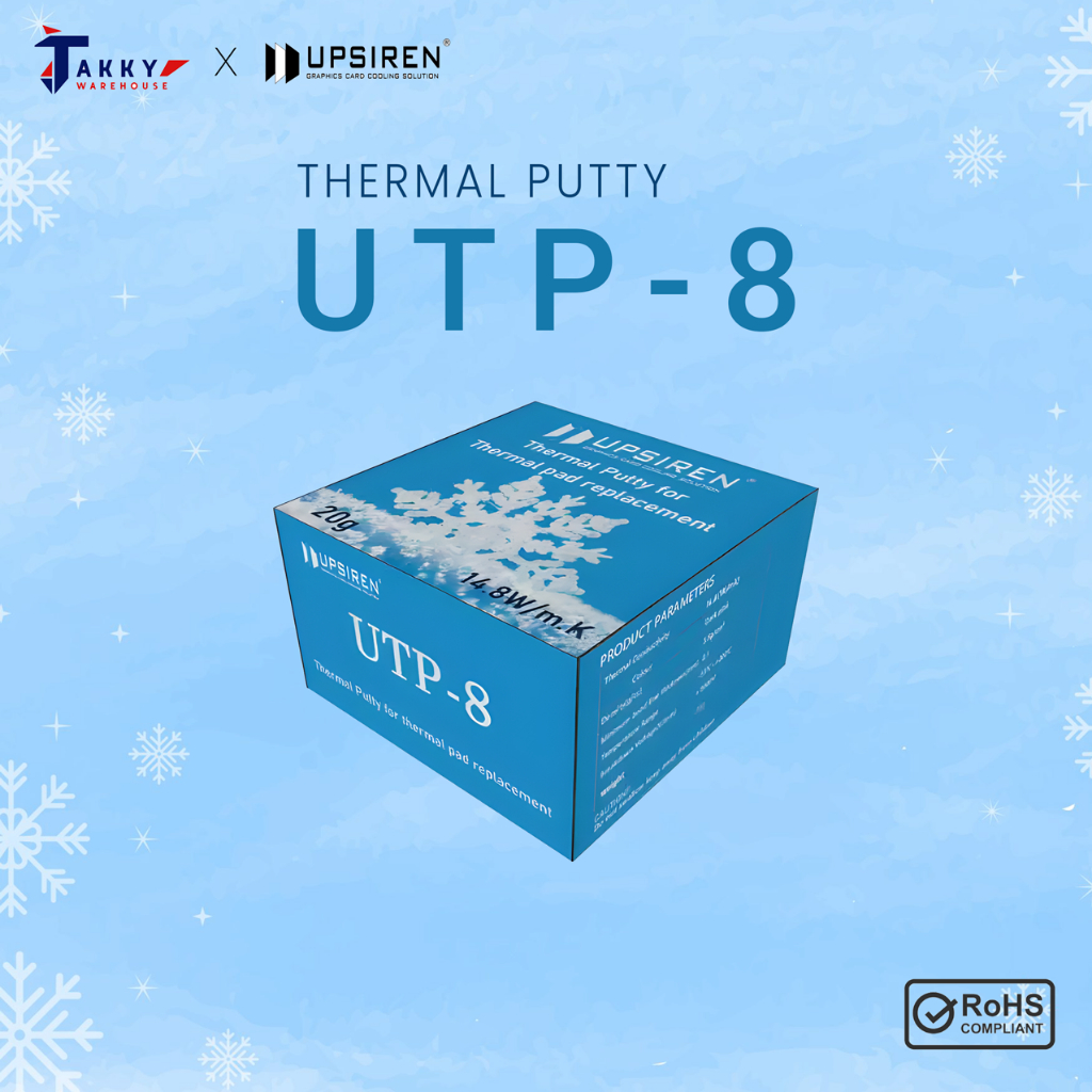 UPSIREN UTP-8 สีโป๊วความร้อนสําหรับ VRAM และ VRM