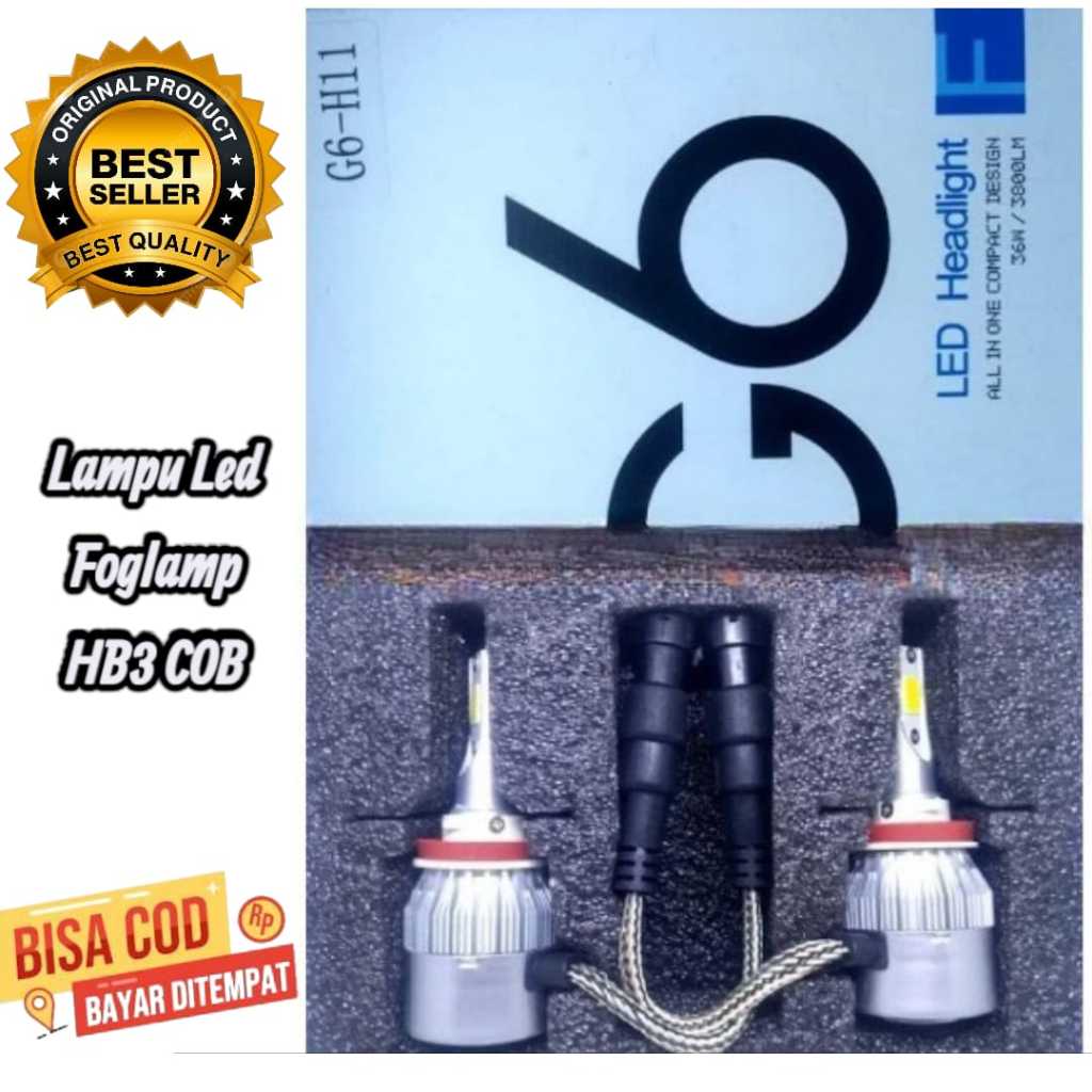 POM88 - HB3 COB ไฟหน้า LED / HB3 COB LED Foglamp