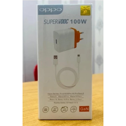 [ เครื่องชาร์จ Type C 100w ] OPPO 100W SUPER VOOC TYPE-C CHARGER / CHARGER / TRAVEL CHARGER