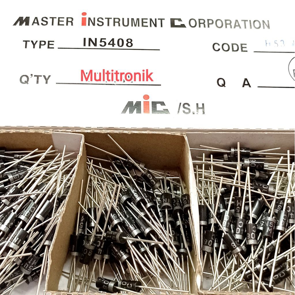 MIC 1N5408 DIODE MIC 3AMPER 1N5408