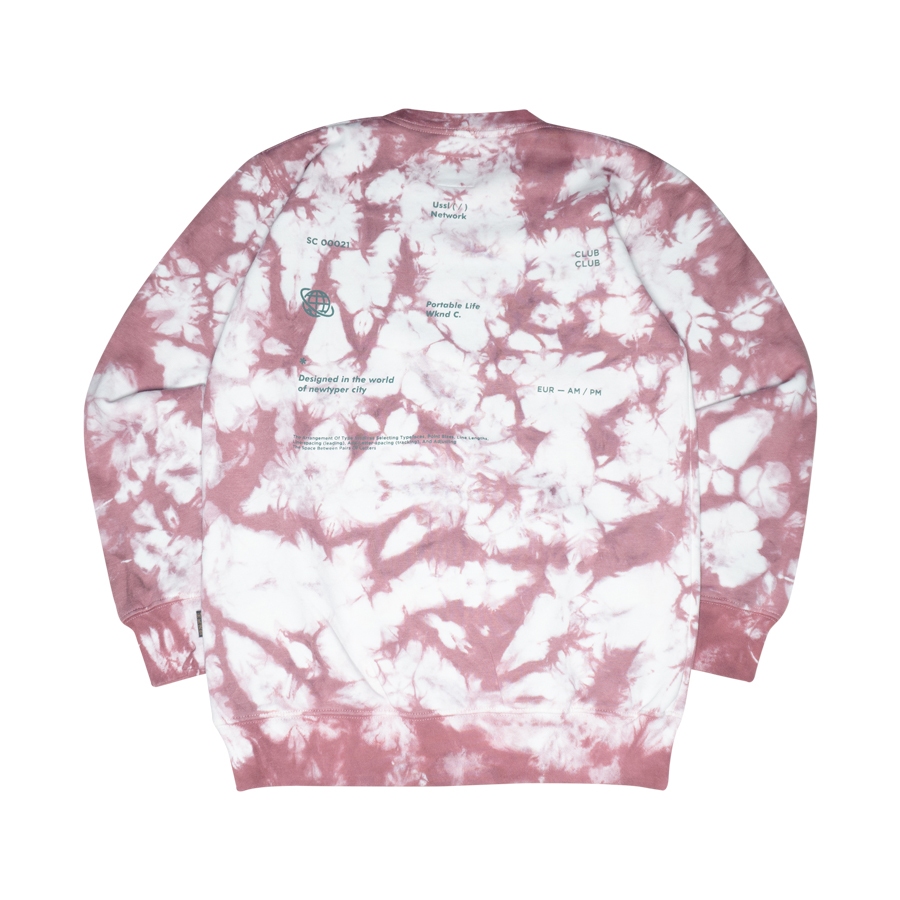 Wknd สเวตเตอร์ มัดย้อมคอกลม olsen 1270