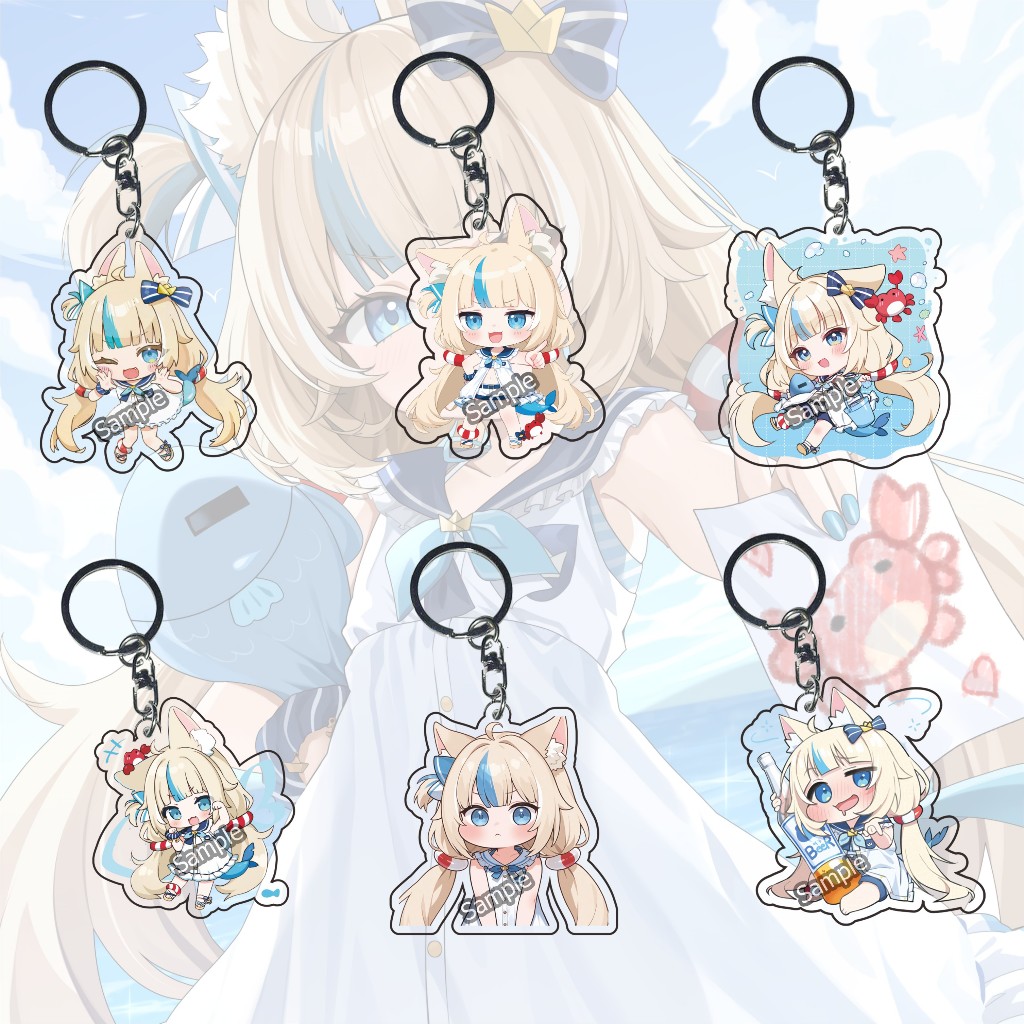 GANTUNGAN Sameko saba พวงกุญแจอนิเมะทั้งหมด - พวงกุญแจ - พวงกุญแจ - สายคล้องโทรศัพท์มือถือ - Shiroha Naruse