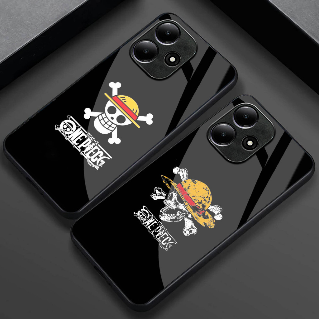 ITEL Softcase Glass Glass A80 A70 A50 P65 S25 RS4 S17 S16 - Glossy Glass Softcase Cae Hp -K107