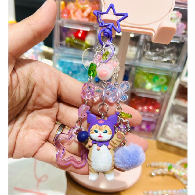 พวงกุญแจ Mofusand โดย Fae Bead