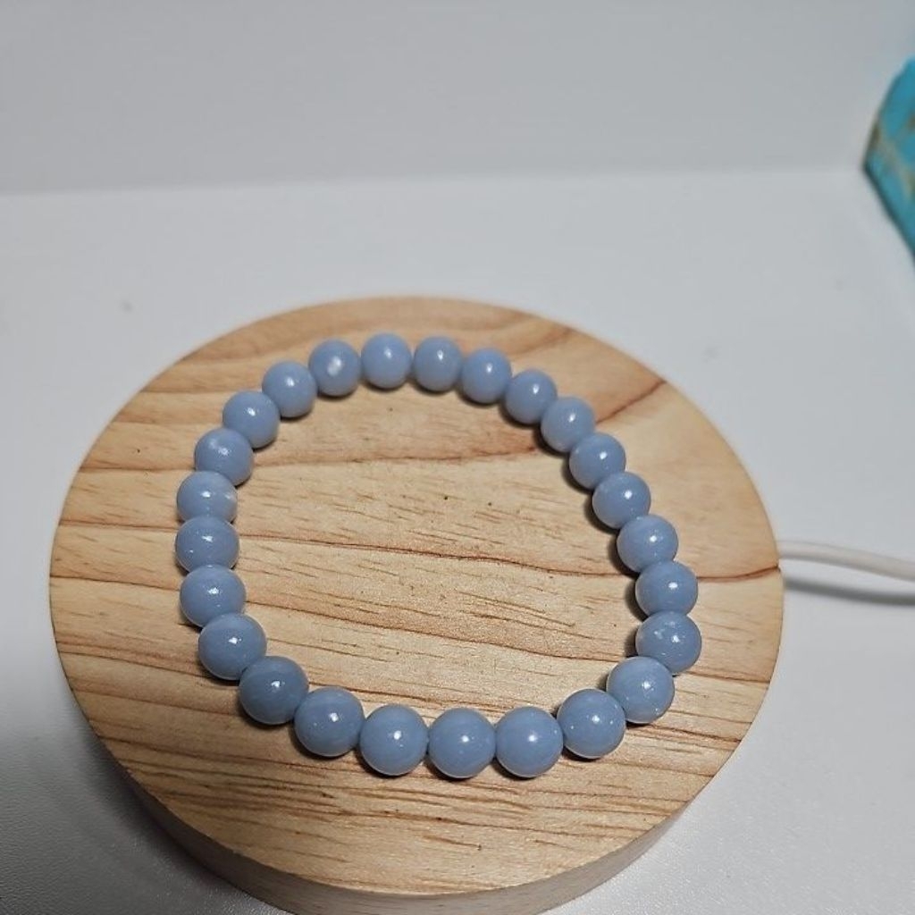 HOWLITE ของแท้ STONE BRACELET 8MM LENGTH 19CM