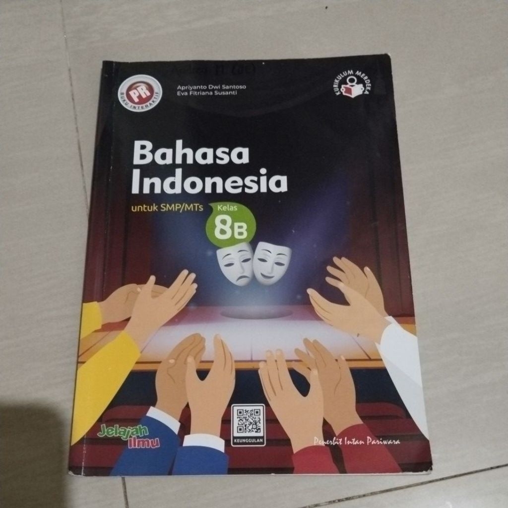 หนังสือต้นฉบับ INTERACTIVE PR BOOK INDONESIAN LANGUAGE JUNIOR สูง SCHOOL GRADE VIIIB/2B/8B PUBLISHER