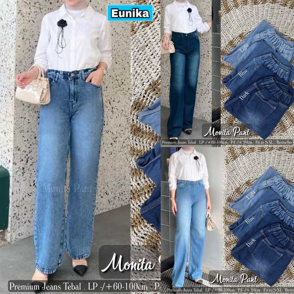 MONITA JEANS PANT BY UNIKA - กางเกงยีนส์ผู้หญิง