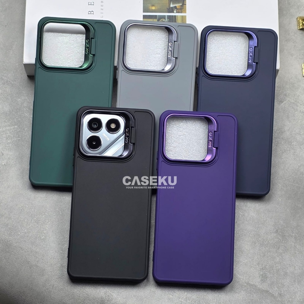 Tecno Pova 7 5G กรณี Tecno Pova 7 Pro Tecno Pova 7 Ultra กรณี Flannel ยืน Macaron ขาตั้งแหวนกล้อง