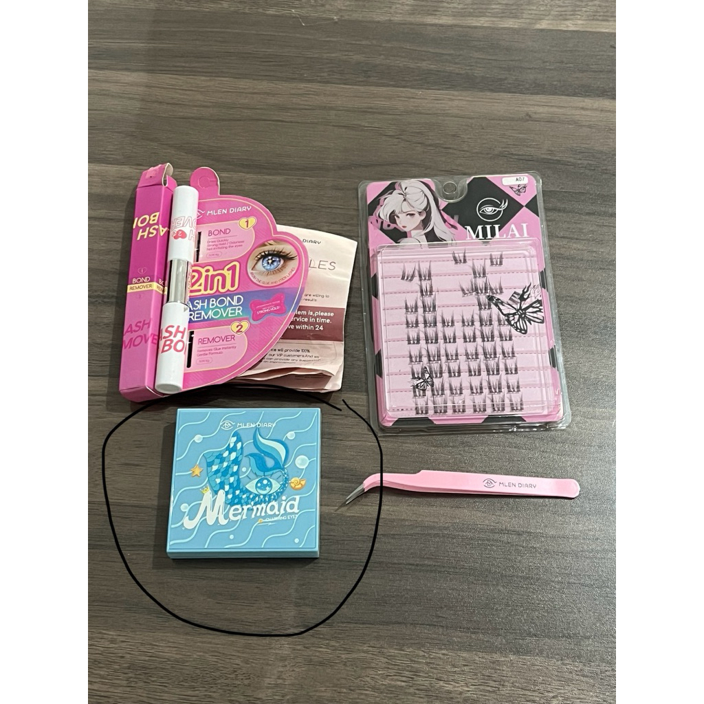 MLEN DIARY ดอกทานตะวัน + Lash Bond & Lash Remover + ฟรี Milai