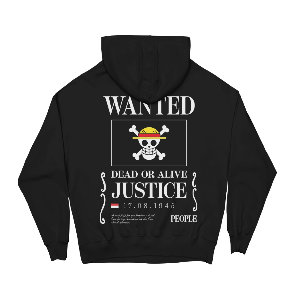 HOLYLAND | เสื้อฮู้ดโอเวอร์ไซส์ BOXY | ONE PIECE SERIES I AGAINST INJUSTICE 2