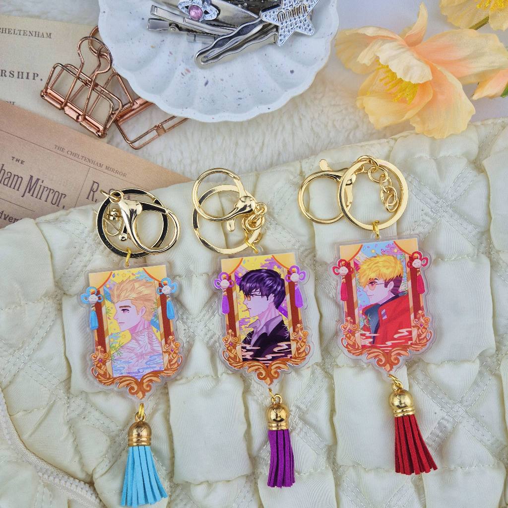 พวงกุญแจ Trigun Stampede by onintwin / Trigun พวงกุญแจพู่ประทับ