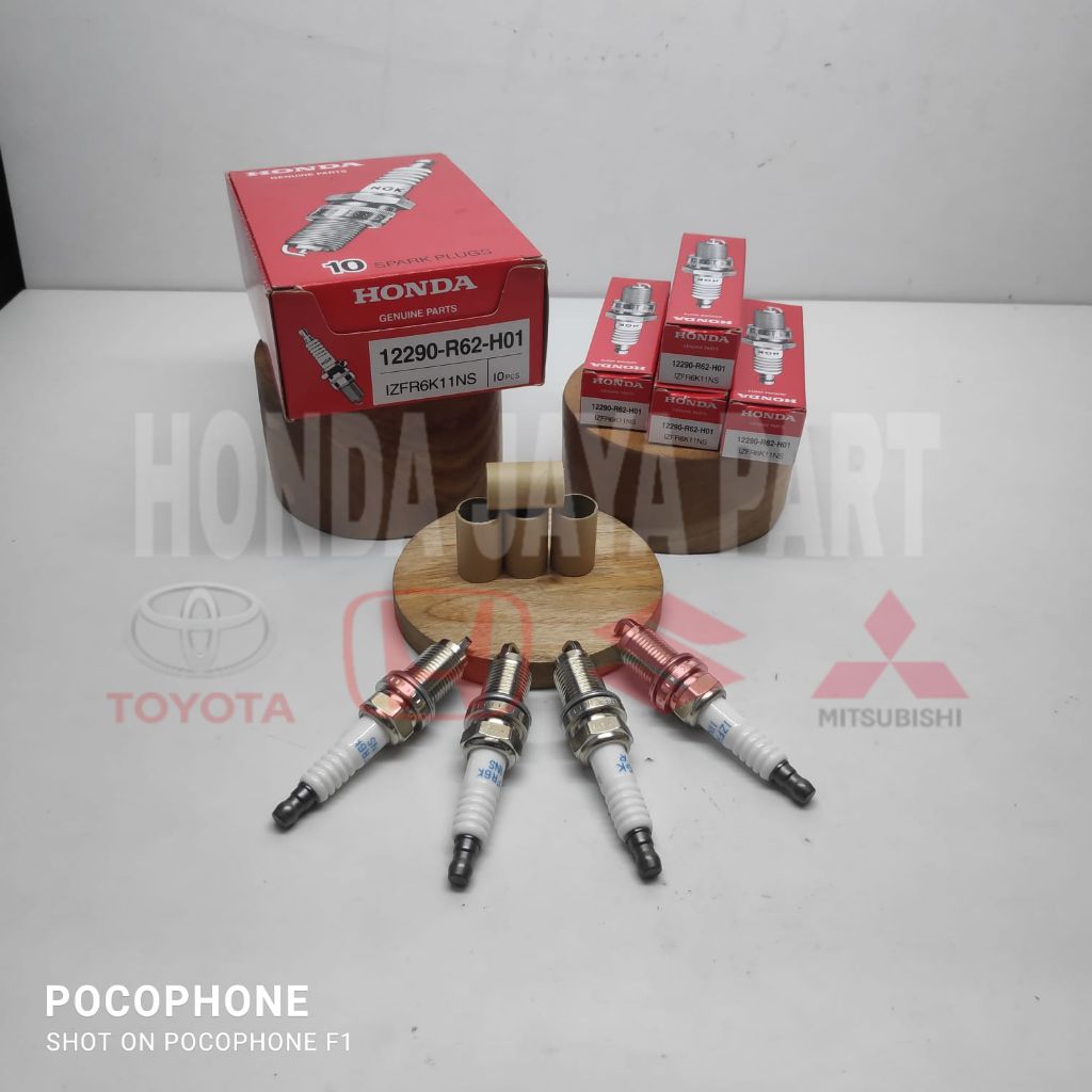 IRIDIUM PLUG SPARK PLUG สําหรับ HONDA FREED, MOBILIO, BRIO, CITY (NGK IZFR6K-11NS/K-13)