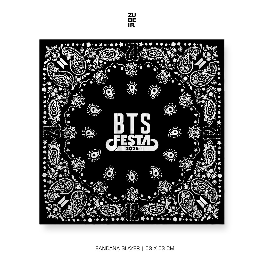 BTS FESTA 2025 BANDANA / BTS FESTA 2025 / BTS FESTA 2025 SCRAFT / BTS BANDANA