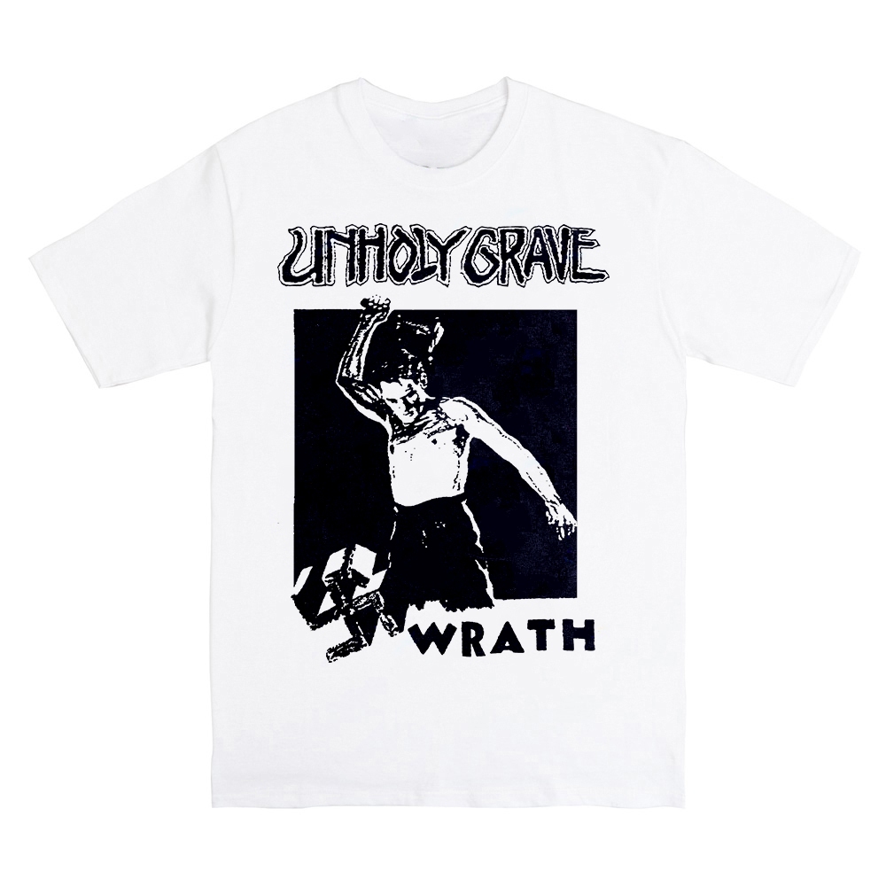 UNHOLY GRAVE wrath เสื้อยืด Band Grindcore Merch