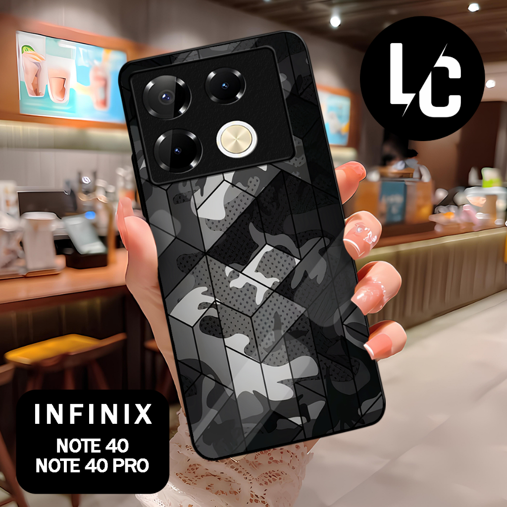 ( CA 23) Glossy Softcase สําหรับ infinix note 40 l note 40 pro l note 40 pro + plus l HOT 40 l HOT 4