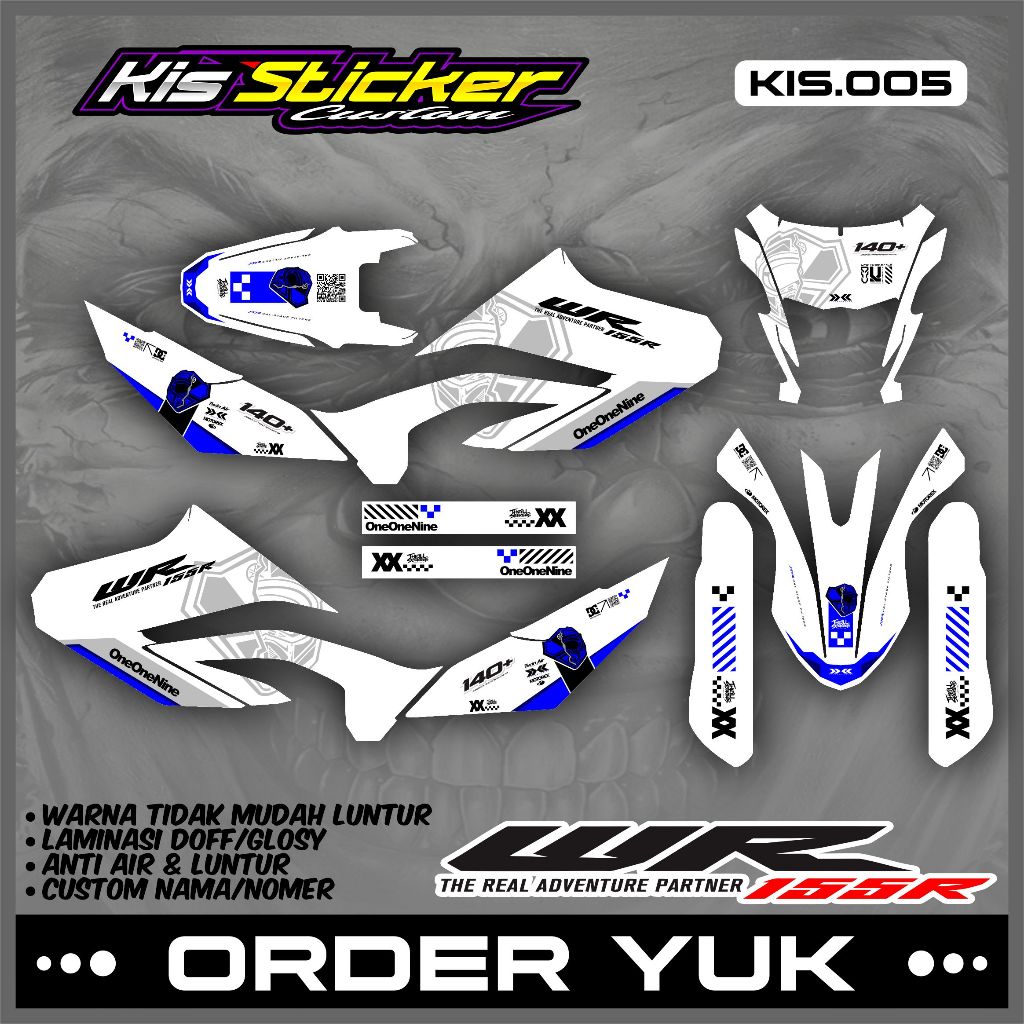 Full Body Decal Sticker WR 155 R - Custom Variation Decal Sticker WR 155 R Premium Racing KiS.05