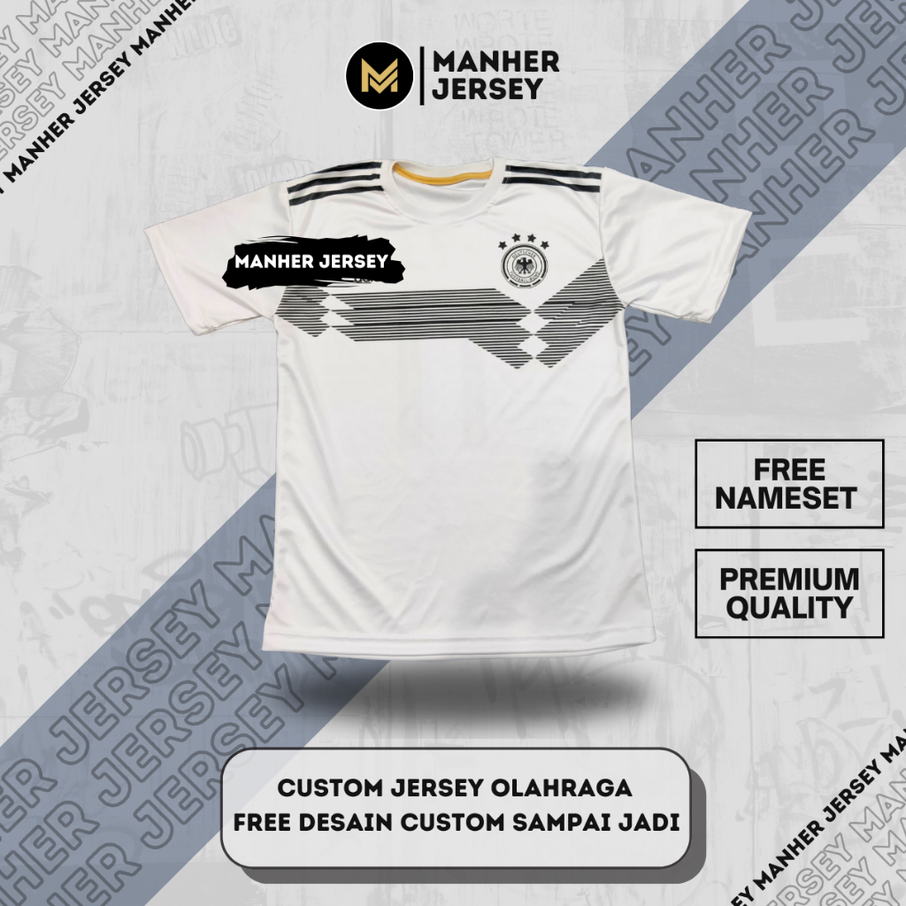 GERMANY JERSEY 2018 พิมพ์เต็ม