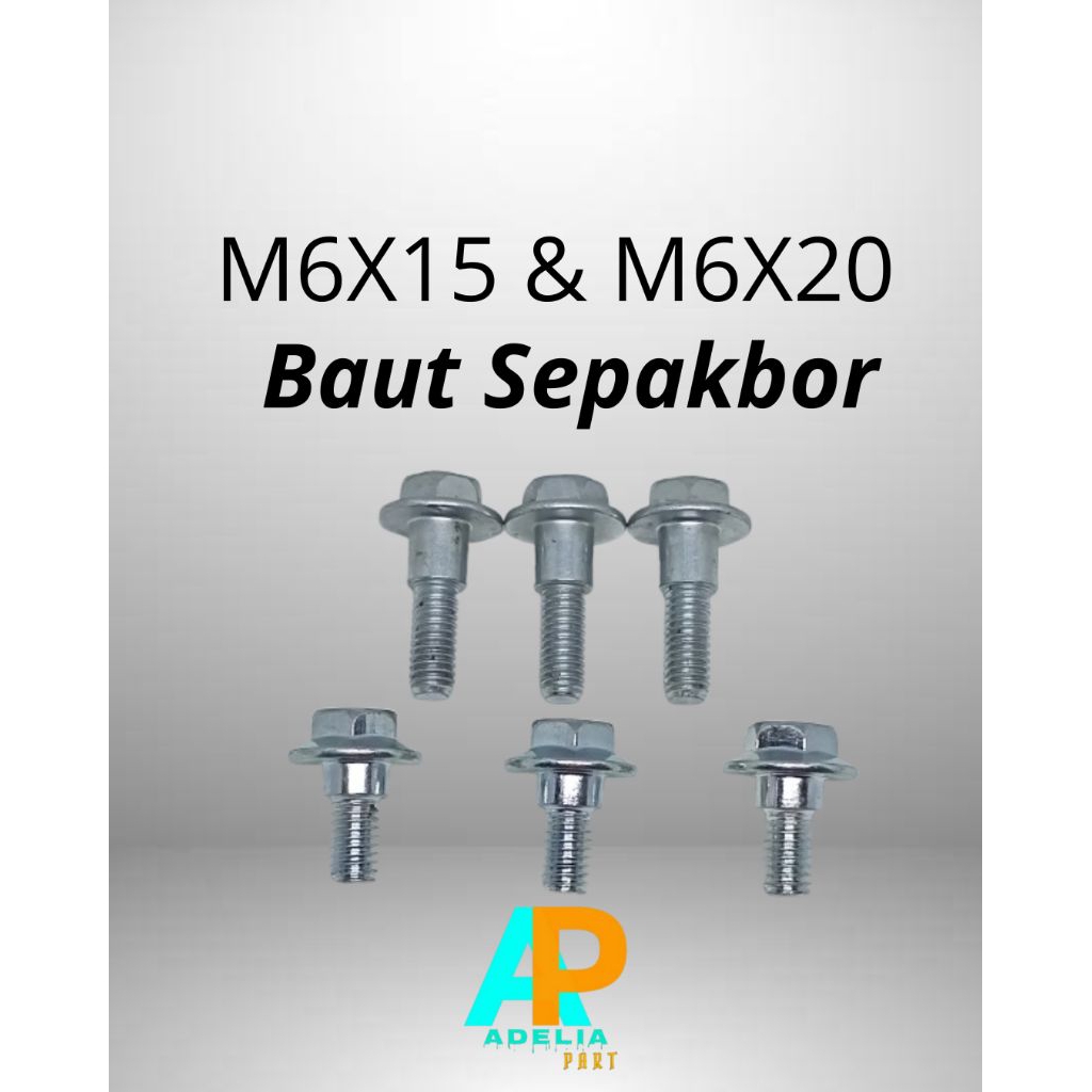 ORIGINAL M6X15 & M6X20 FOOTBALL BOLT (6mm x 1.5cm) (6mm x 2cm)