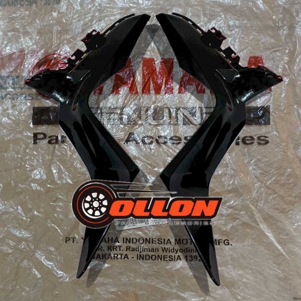 ครอบใต้หน้า XMAX 250 ครอบปีกล่าง Metallic สีดํา ของแท้ Original Yamaha B74-F835K-00-P2 B74-F835J-00-