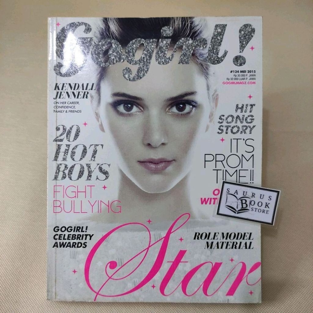 (ORIGINAL) นิตยสาร Gogirl! ฝาครอบ Kendall Jenner - Star Issue (Mei 2015)