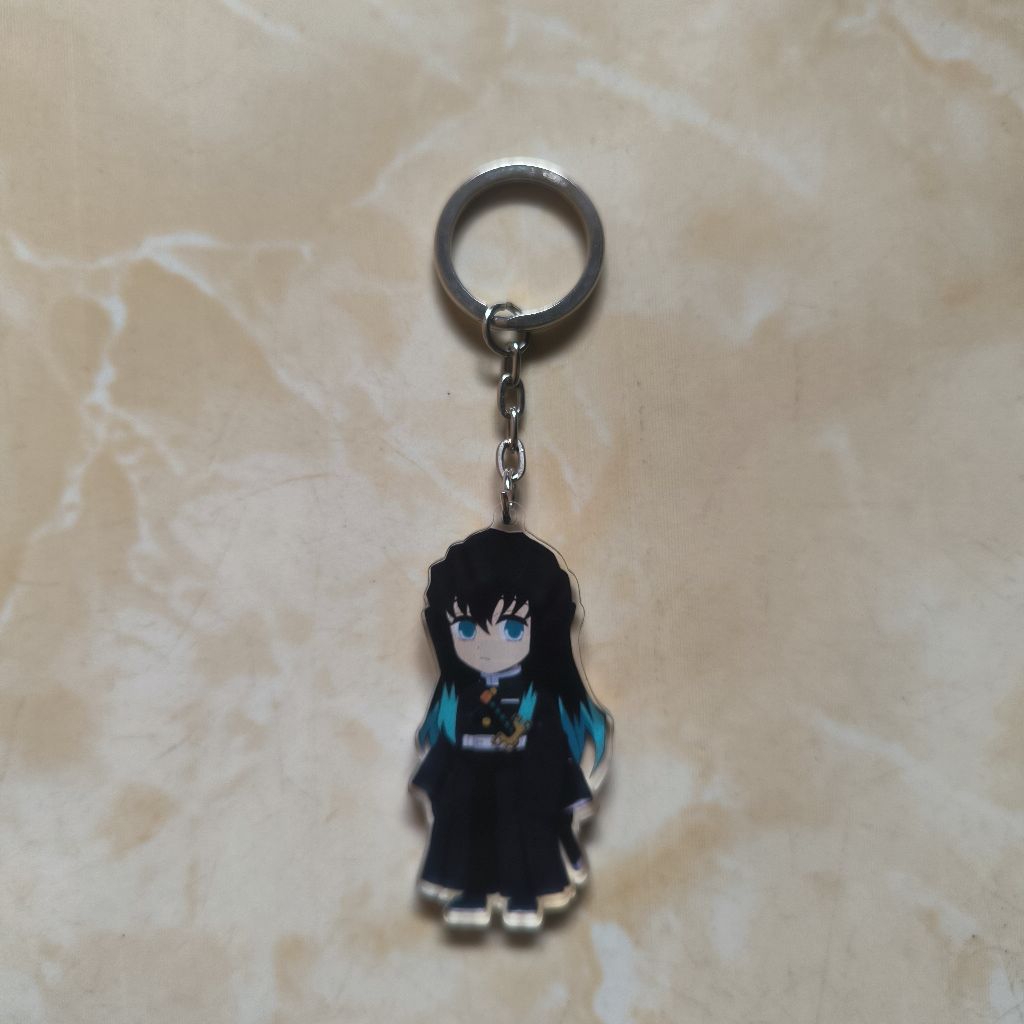 พวงกุญแจ FAMILY MART X DEMON SLAYER MUICHIRO, RENGOKU, GYOMEI, SHINOBU, ZENITSU, SANEMI, OBANAI, TAN