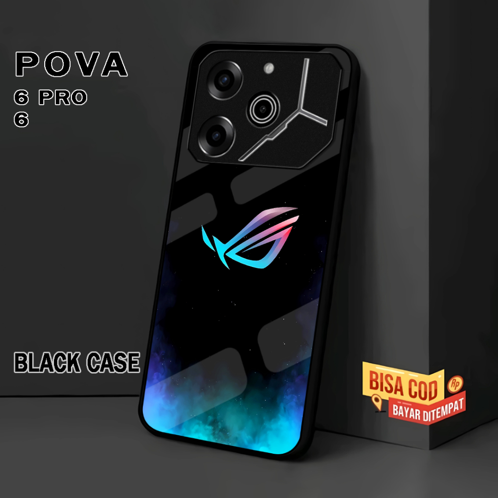 ( RC 21 ) Kesing Case Sofcase Glossy สําหรับ Tecno Pova 6 l Pova 6 Pro 5G พร้อมอะนิเมะ Motif l บทคัด