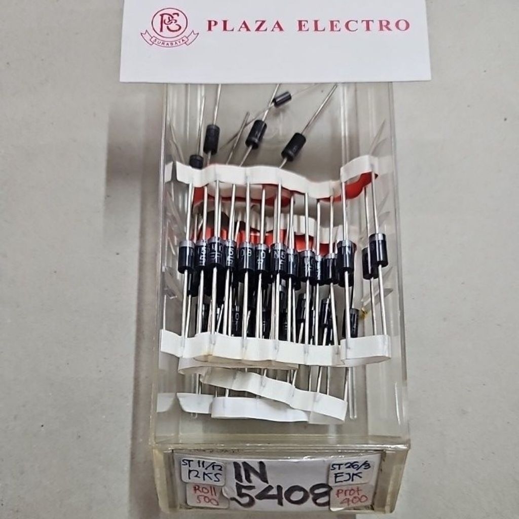 DIODE 1N 5408 IN5408 3A CAMPERE RECTIFIER DIODE 3A IN 5408 MIC ORIGINAL