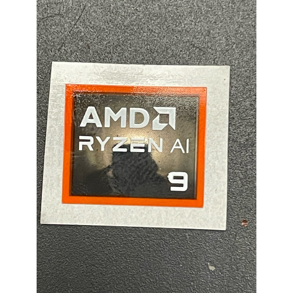 สติ๊กเกอร์โลโก้ AMD Ryzen 9 AI gen8/9 ดั้งเดิม