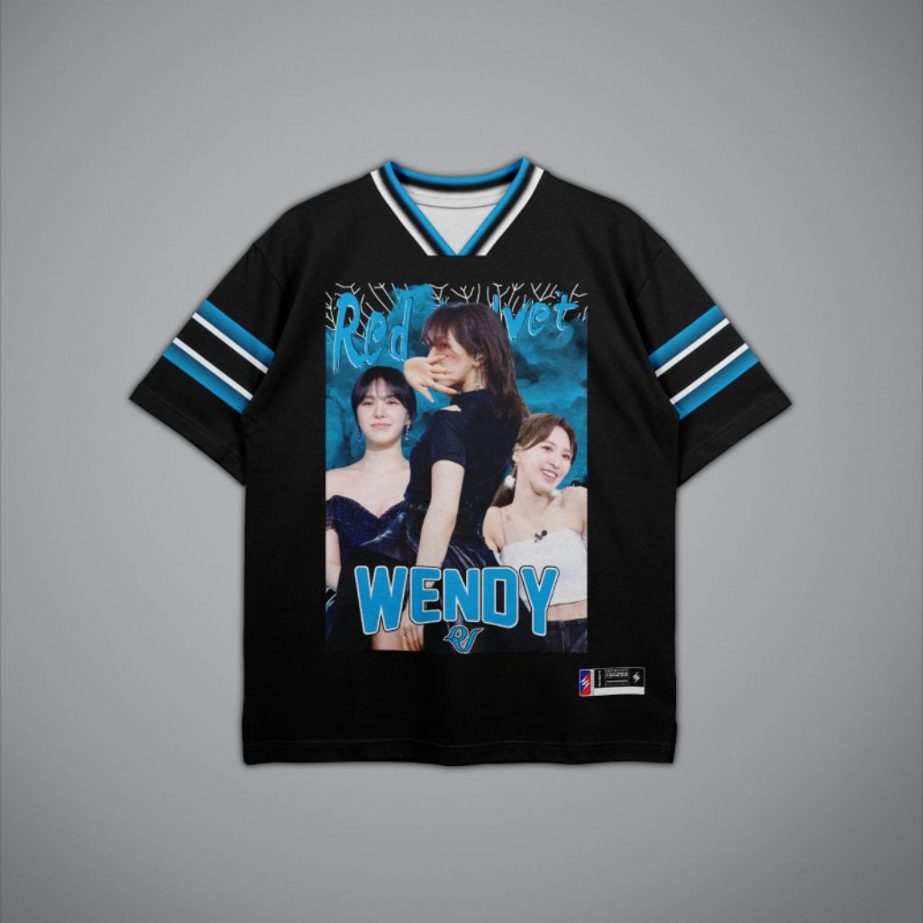 WENDY RED VELVET JERSEY OVERSIZE JERSEY KPOP CASUAL JERSEY