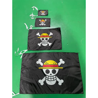 ธง One Piece ผ้าตกแต่งผนังความงามคอสเพลย์ Tapestry อะนิเมะผ้าโจรสลัด Luffy OP