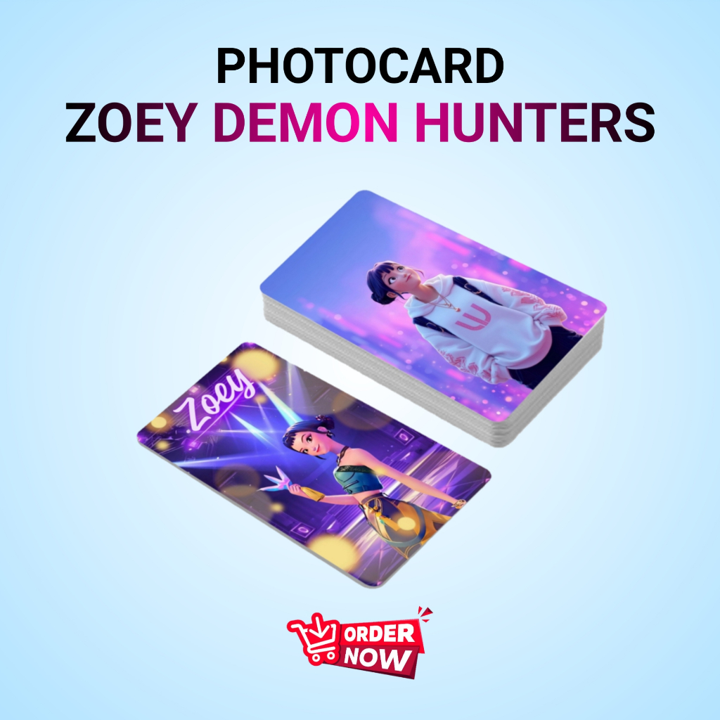 ZOEY DEMON HUNTERS พรีเมี่ยมโฟโต้การ์ด 1 แพ็ค