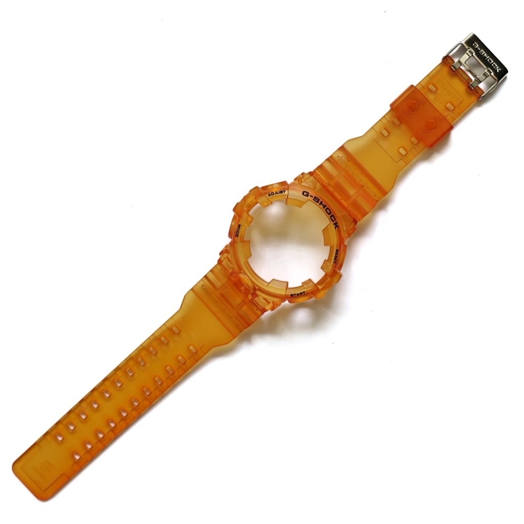 BNB STRAP BEZEL CASIO GSHOCK G SHOCK GA 700 GA700 GA 710 JELLY MATTE DOFF ORANGE