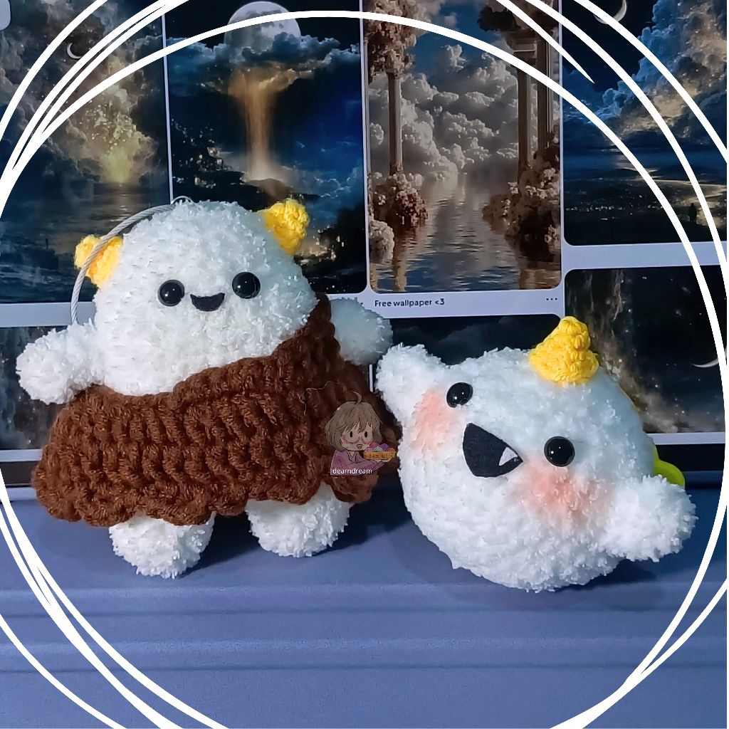 GANTUNGAN [Dearn Dream] BIHYUNG ไม้แขวนเสื้อโครเชต์ | บิยู | เสน่ห์กระเป๋า | พวงกุญแจ | งานถักแฮนเมด