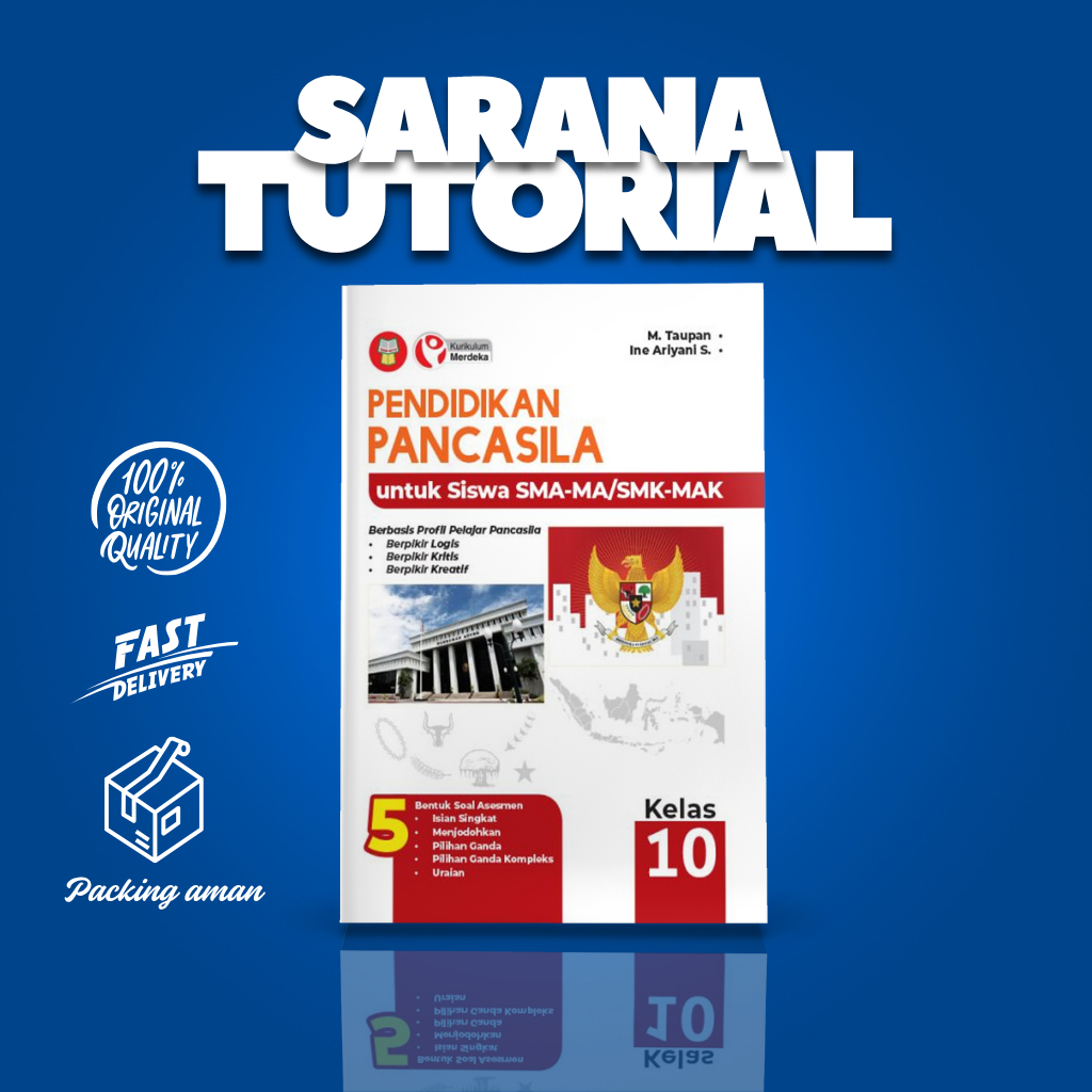 หนังสือการศึกษา Pancasila สําหรับนักเรียนมัธยมปลายอาวุโส ป.10 (CP033) - บทช่วยสอน Sarana