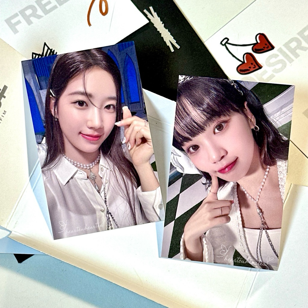 Hearteuheartu [พร้อมสต็อก] LE SAFIM Kazuha & Kim Chawon Official Photocard era FEARLESS Japan, จาก P