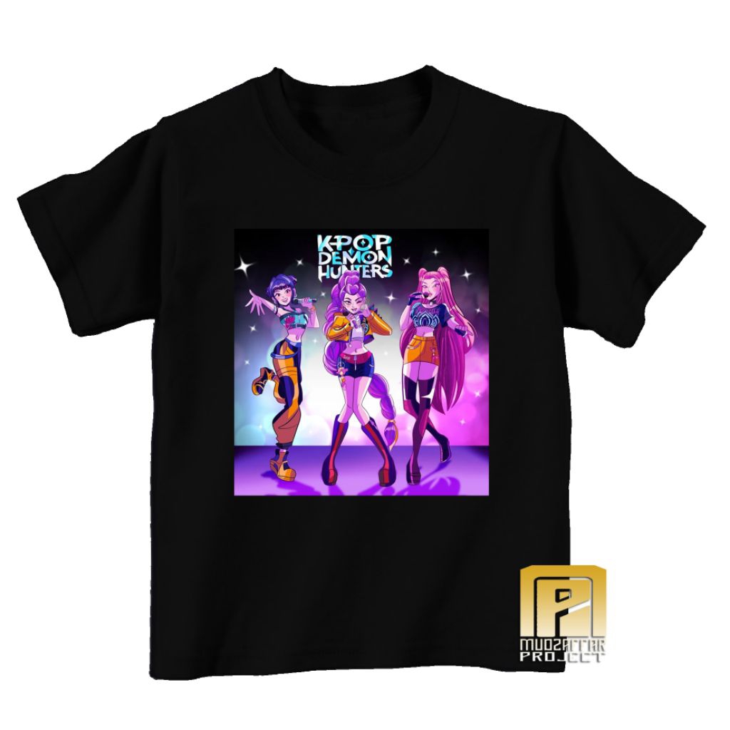 K-Pop Demon Hunters เสื้อยืดเด็ก K-Pop Demon Hunters เสื้อยืด